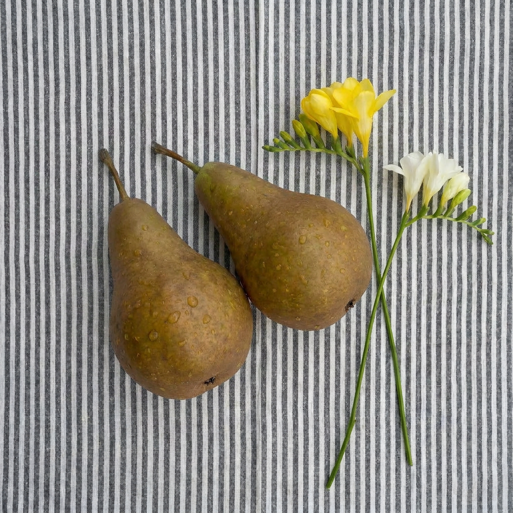 PEARS on a  blanket
