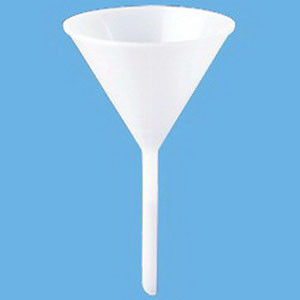 Funnel, long-stem, polypropylene, 70mm, 6/pack