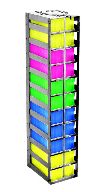 Vertical Freezer Racks for Plastic Storage Boxes