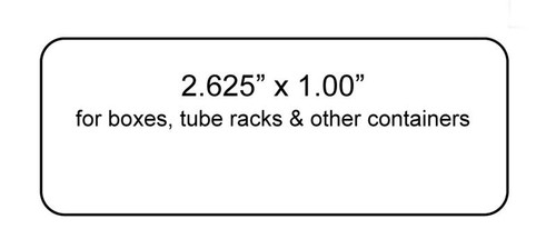 Cryo-Tags® on a sheet for Boxes & Tube Racks