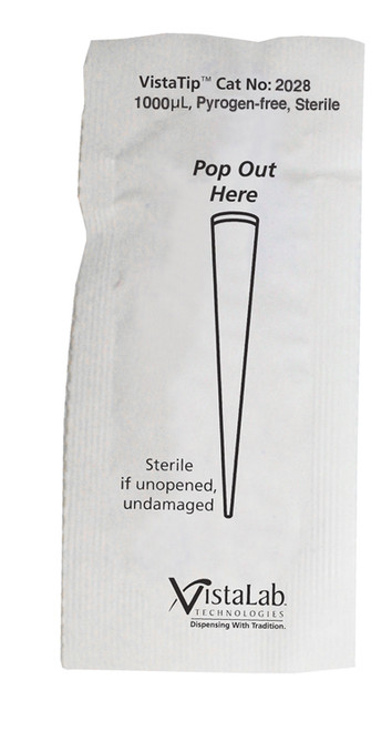 VistaLab Individually-Wrapped Pipette Tips