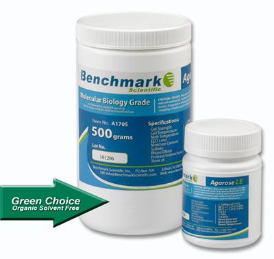 Benchmark Agarose LE, 25g, 1/each by Benchmark Scientific — chemicals from MedSupply Partners