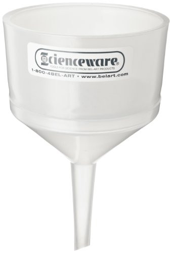 Buchner funnel, polypropylene, 315mL, 1/pack, 6/case by Bel-Art Products — funnels-plastic from MedSupply Partners