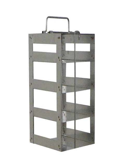 Vertical Freezer Racks for 3" Boxes by Crystal Technology & Industries — sample storage and labeling from MedSupply Partners