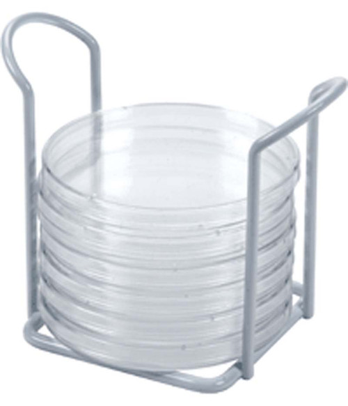 Wire Petri Dish Holder by Heathrow Scientific — sample storage and labeling from MedSupply Partners (detail view)