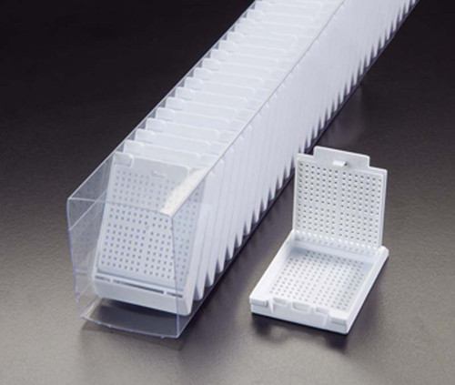Slimsette Biopsy Cassettes in QuickLoad Sleeves by Simport — glassware and plasticware from MedSupply Partners