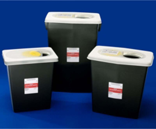 Covidien RCRA Hazardous Waste Containers by Cardinal Health — lab safety from MedSupply Partners