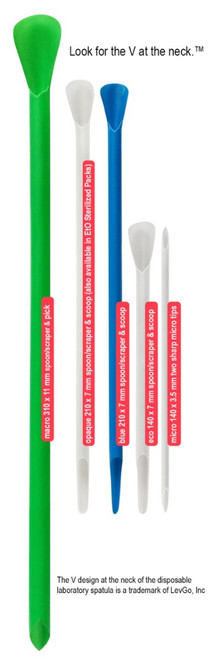 LevGo® smartSpatula® Disposable Spatula by LevGo — sample handling utensils from MedSupply Partners