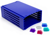 20-Place Slide Tray Racks by Heathrow Scientific — slide storage from MedSupply Partners
