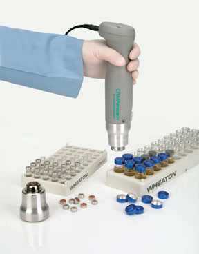 Wheaton Crimpenstein® Electric Crimper/Decapper by Wheaton Scientific — autosampler vial accessories from MedSupply Partners