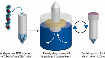 Genomic Tube-O-DIALYZER by G-Biosciences — dna clean up & concentration from MedSupply Partners