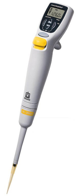 Transferpette® electronic Single Channel Pipette by BrandTech Scientific — single channel pipetters from MedSupply Partners
