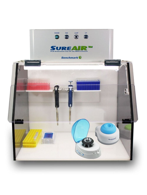 Benchmark SureAir PCR Workstation by Benchmark Scientific — hoods and enclosures from MedSupply Partners