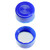 Blue Polypropylene, Closed Top, PTFE Liner, Target DP RoboCap, 100/pack