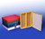 Microscope slide box, 100-place, cork, assorted, 20/case by Biologix Research — sample storage and labeling from MedSupply Partners