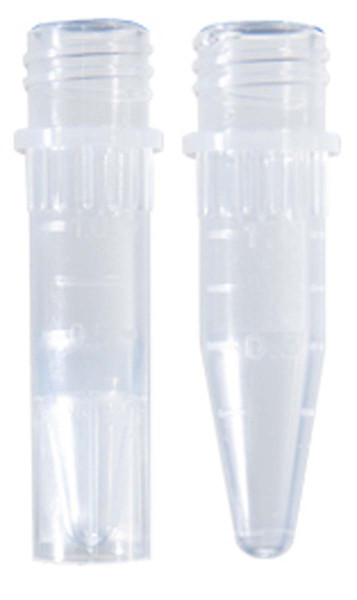 Microcentrifuge tube only, 1.7ml, skirted, nonsterile, 500/bag, 1,000/case