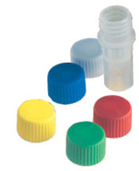 Microcentrifuge tube cap only, yellow, 500/bag, 1,000/case