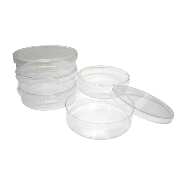 Petri dish, 100x25mm, deep dish, mono plate, fully stackable, 13/sleeve, 25 sleeves/case (325 total)