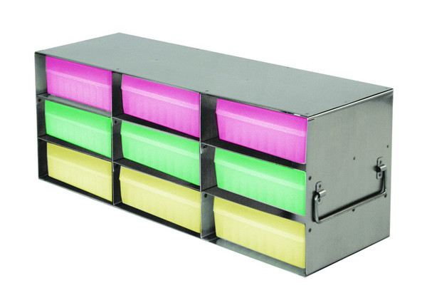 Upright Freezer Racks for Plastic Storage Boxes