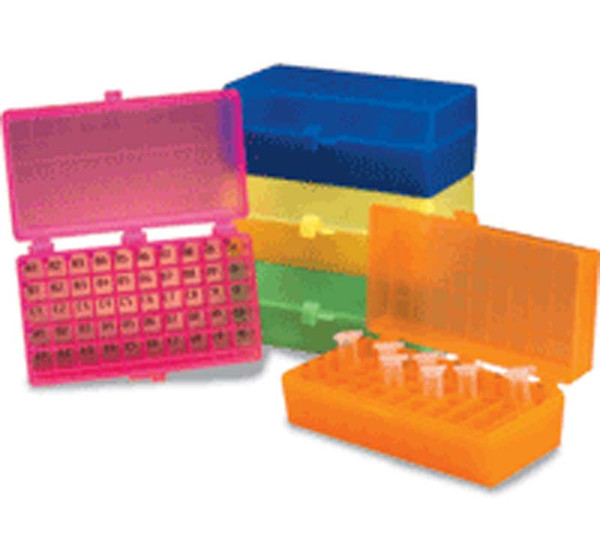 50-Well Microtube Storage Boxes