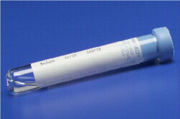 Monoject Light Blue Top Glass Blood Collection Tubes