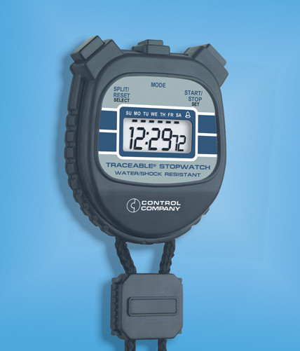 Traceable® Water-/Shock-Resistant Stopwatch