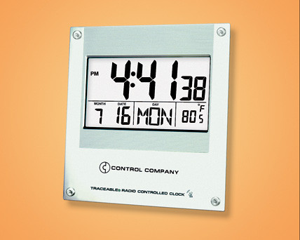 Traceable® Digital Radio Atomic Wall Clock