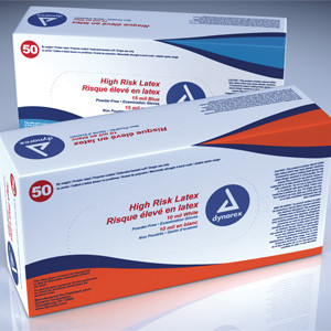 High-Risk Latex Examination Gloves