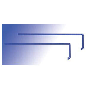 L-shaped cell spreader, polystyrene, sterile, blue, 1 each, 100/case by Globe Scientific — tissue culture from MedSupply Partners