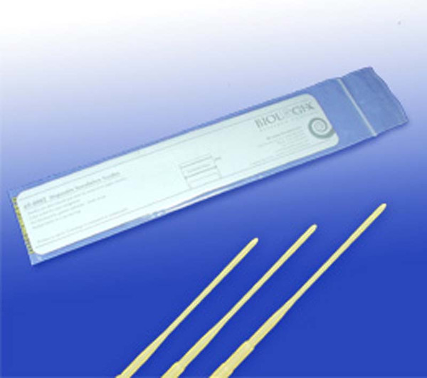 Inoculation needle, polystyrene, yellow, sterile, 25/pack, 1,000/case by Biologix Research — glassware and plasticware from MedSupply Partners (detail view)