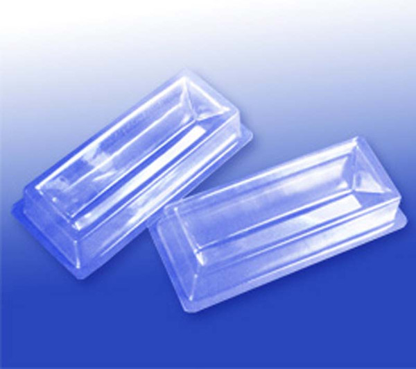 Pipetting reservoir, 55ml, clear PVC, 100/case by Biologix Research — pipetting and liquid handling from MedSupply Partners (detail view)