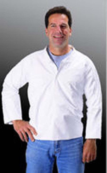 Suntech Shirt, Snap Front, Large, 50/case by Sunrise Industries — lab safety from MedSupply Partners (detail view)