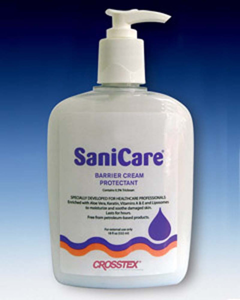 Crosstex® SaniCare® Barrier Cream Protectant by Crosstex International — lab safety from MedSupply Partners (side view)
