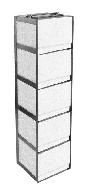 Vertical Freezer Racks for 15ml & 50ml Tubes by Crystal Technology & Industries — sample storage and labeling from MedSupply Partners