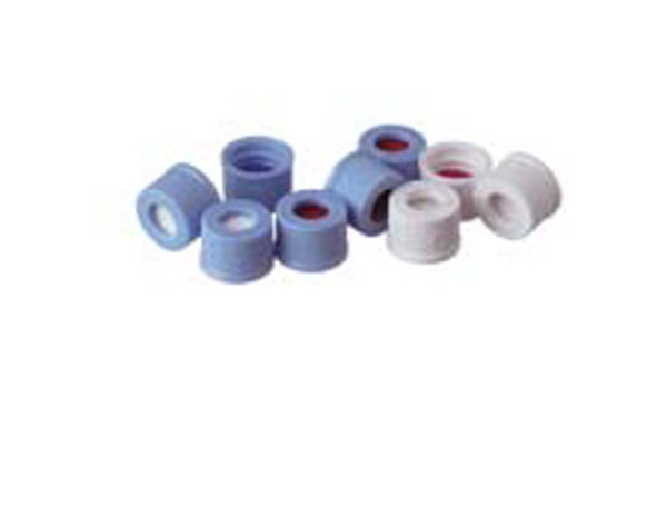 National Scientific 10-425 Caps with Pre-inserted Septa by National Scientific — glassware and plasticware from MedSupply Partners