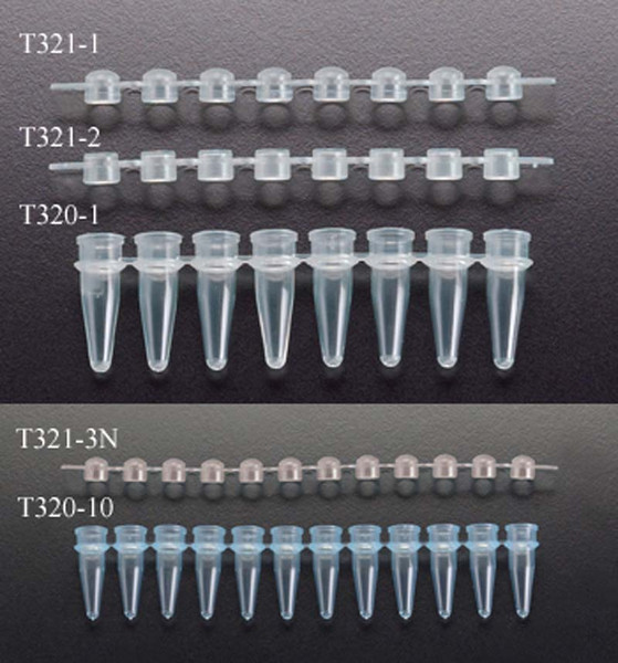 Amplitube PCR Reaction Strips and Separate Caps by Simport — glassware and plasticware from MedSupply Partners