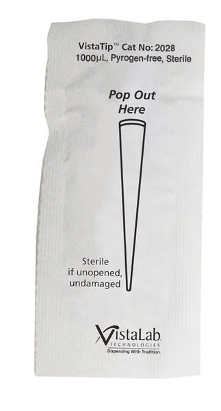 VistaLab Individually-Wrapped Pipette Tips by VistaLab Technologies — mla style pipet tips from MedSupply Partners