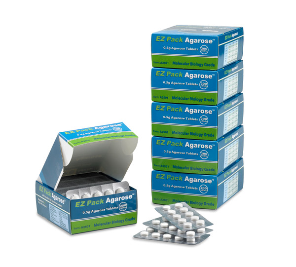 EZ Pack Agarose Tablets by Benchmark Scientific — electrophoresis reagents from MedSupply Partners