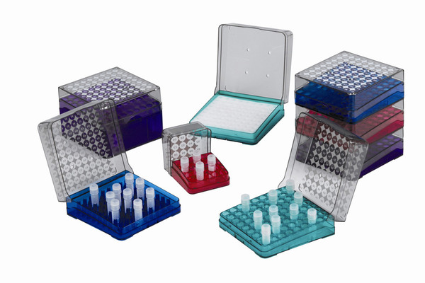 Arctic Squares Polycarbonate Cryostorage Boxes by Heathrow Scientific — cryogenic storage from MedSupply Partners