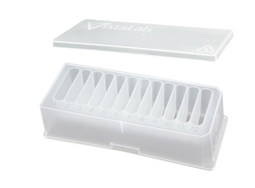 VistaLab 12-Channel Reservoirs with Lids by VistaLab Technologies — reservoirs and solution basins from MedSupply Partners