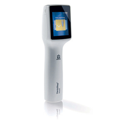 BrandTech Scientific HandyStep® Touch - Next Generation Repeating Pipette by BrandTech Scientific — single channel pipetters from MedSupply Partners (side view)