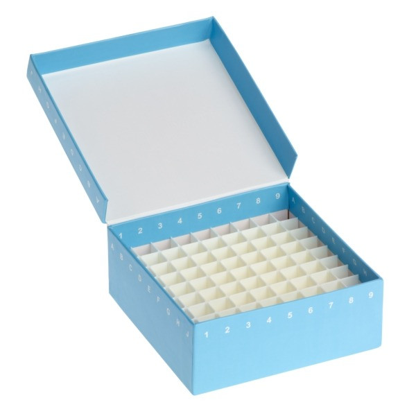 Cardboard Freezer Boxes with Hinged Lids by Celltreat Scientific — freezer boxes from MedSupply Partners