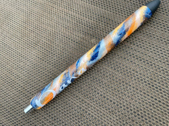 Orange & Blue Swirl