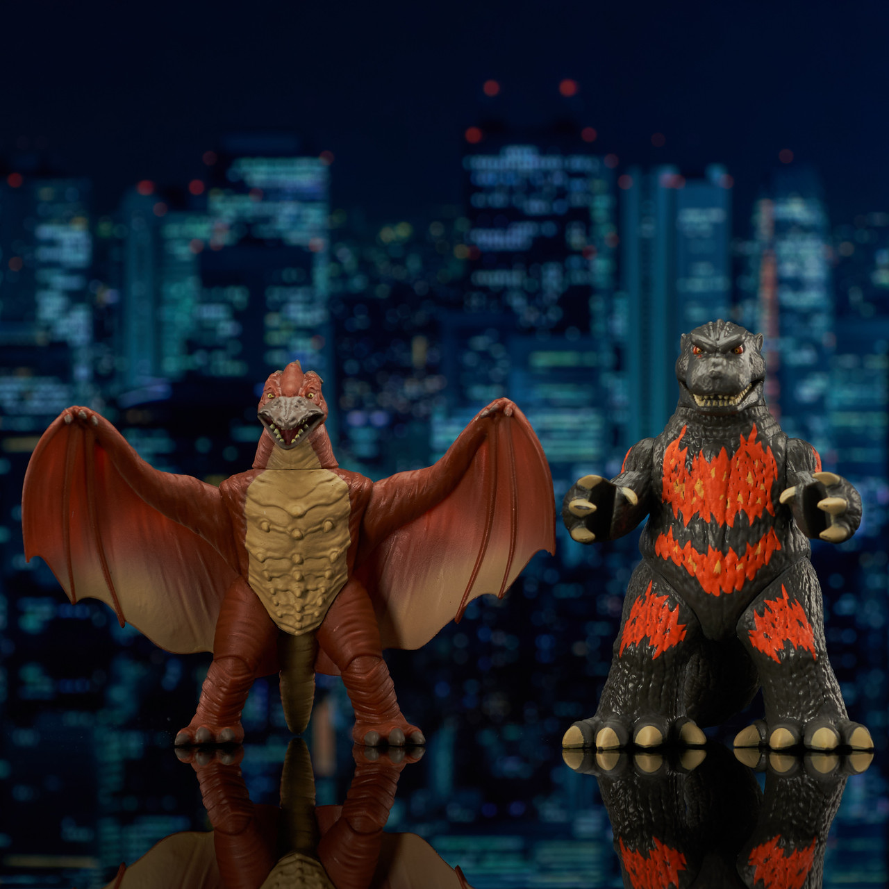 Godzilla Burning Godzilla & Rodan Vinimate 2-Pack