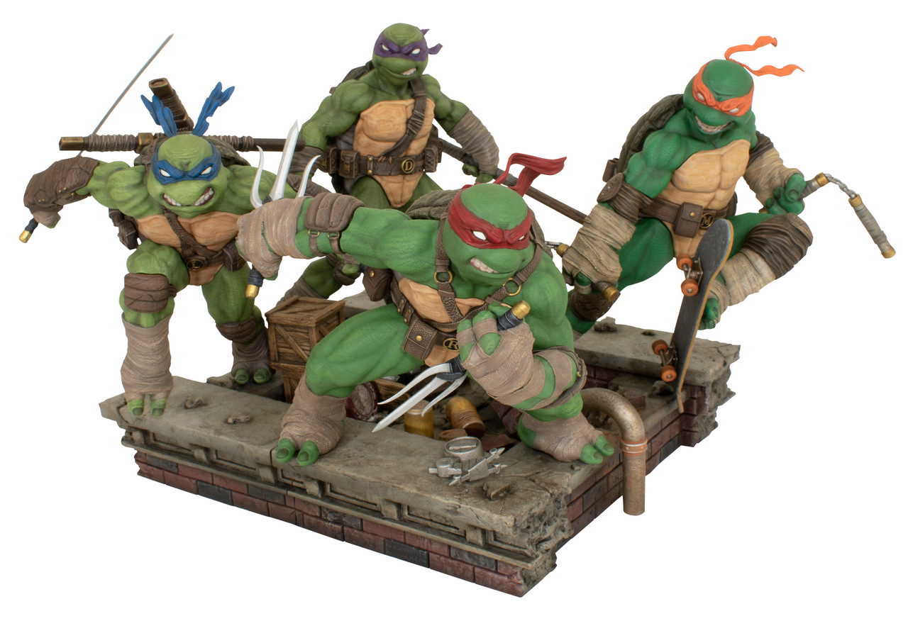 Diamond Gallery - LEONARDO - Teenage Mutant Ninja Turtles TMNT - Les Tortues  Ninja - Figurine Collector EURL