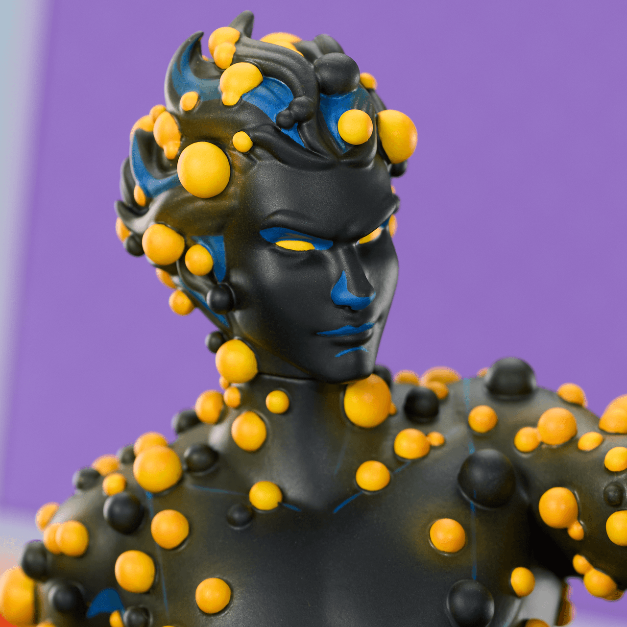 ✷ SUN- FIRE ✷ MARVEL MINI-BUST X-Men '97 - Sunspot Animated Mini Bust