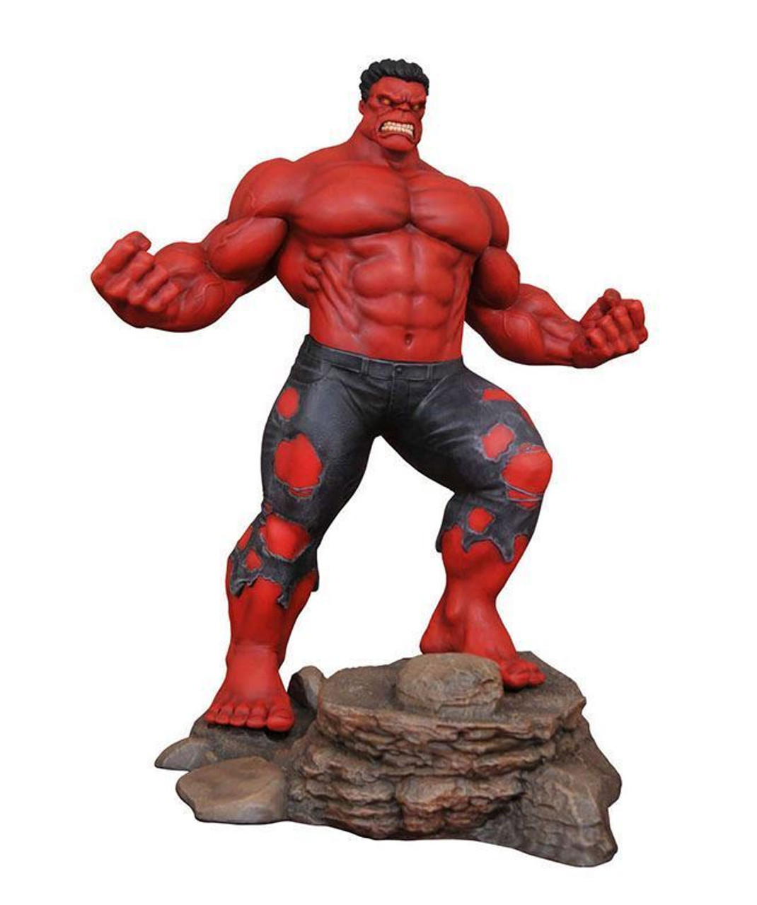 RED HULK Pencil & Ink by Ed McGuinness, in AJ Hammer's The RULK MUSEUM  Comic Art Gallery Room