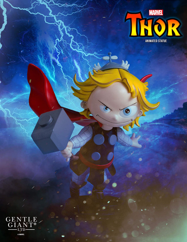 Thor Animated Style Statue