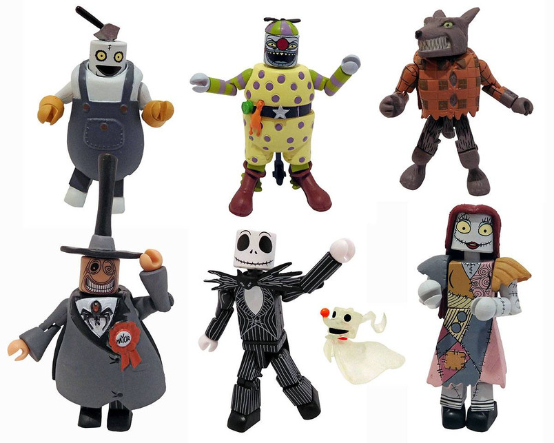 Nightmare Before Christmas San Diego 2022 The Nightmare Before Christmas Minimates - Commemorative Gift Set - San  Diego 2021 Exclusive