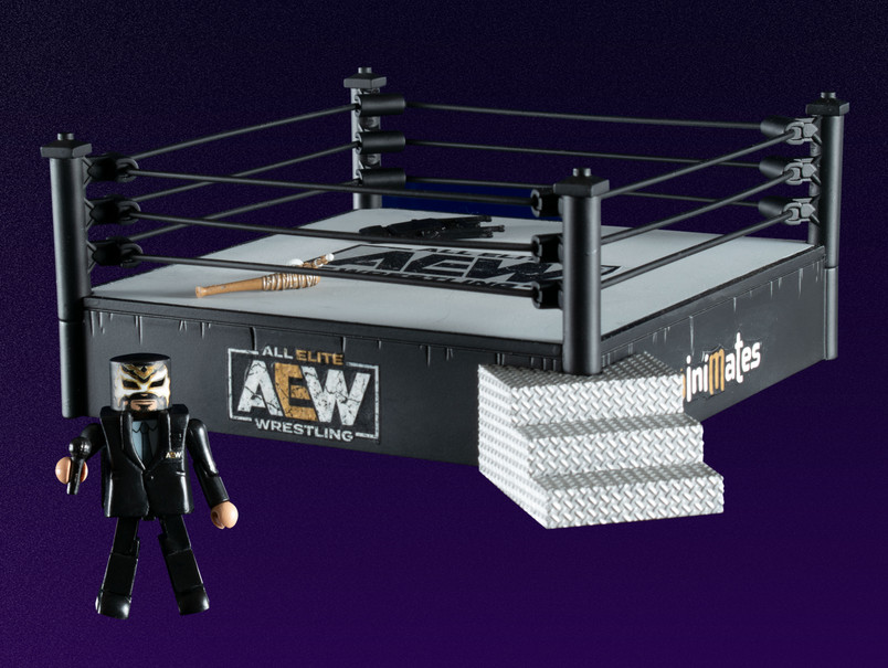 AEW Wrestling Ring Minimates Playset